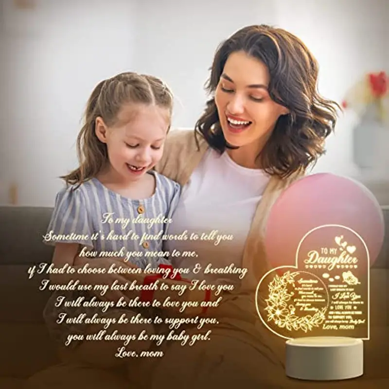 Night Lighht Daughter Gifts Mom Birthday Gifts Daughter Gift - Temu